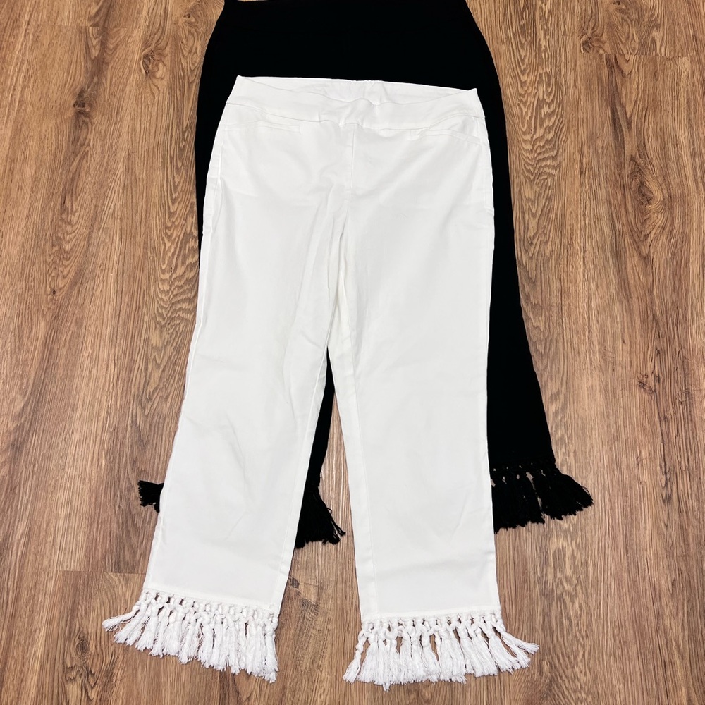 Chico’s  Lot of 2 Fringe Hem Pants